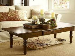 how to decorate a large coffee table
