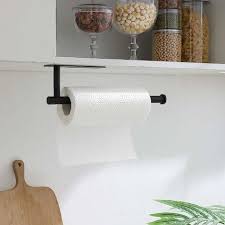 Kitchen Adhesive Paper Towel Roll Rack