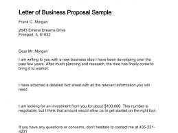 Drafting A Sample Proposal Letter My Template Collection