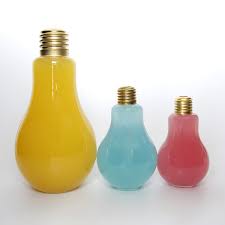 Decorate Light Bulb Glass Bottle Unique