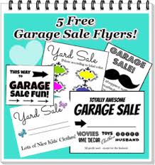 Free Printable Garage Sale Signs Flyers Garage Sale Signs