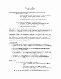 Mla Formatted Paper Best Of Sample Essay Thesis Statement Persuasive