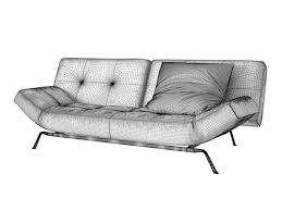 smala 2 seater sofa 3d model ligne