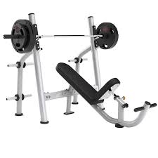 fitness matrix olympic incline bench