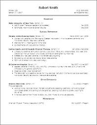 Physical Therapy Resume Basic Resume Template Pythonic Me