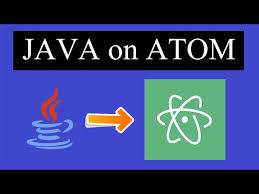 how to run java on atom editor you