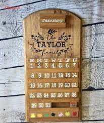 Wooden Perpetual Calendar Wooden