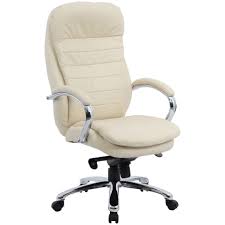 Choose from traditional classic styles of leather desk chairs and executive seating. Siena Leather Executive Office Chair Cream Executive Office Chairs