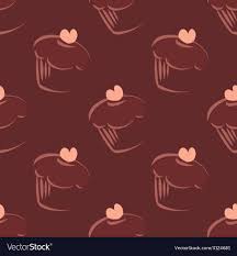 tile cupcake dark pattern or background