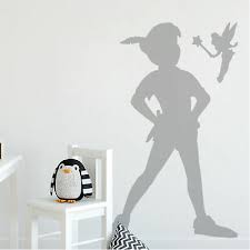 peter pan shadow removable vinyl wall