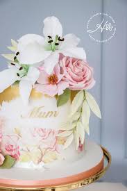 Wedding & party ideas > real weddings and parties > floral 1st birthday for aimee > floral first birthday. Celebration Cakes By Hayley Elizabeth Cake Design