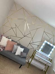 Diy Geometric Accent Wall Decoración