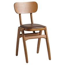 Noath Solid Oak Dining Chair With Brown