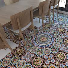 moroccan floor tile stickers pack of
