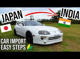 The usual customs duty that has to be paid on the used car based on cif where c is the cost of the car, i is form insurance and f stands for the freight value of getting the car. How To Import Toyota Supra From Japan To India 5 Easy Steps Youtube