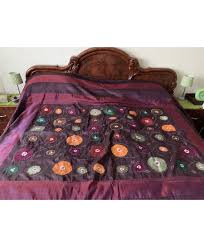 super king size bedspread 100 silk