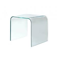 Glass Side Table Modern Stylish