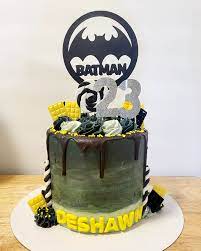 Blissful Batman Themed Birthday Cake For Your Boys Or Girls gambar png