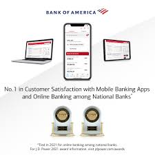 Use fingerprint to log you in with a touch, then see everything you need at a glance. Bank Of America Bank Of America Ranked No 1 In Customer Satisfaction With Mobile Banking Apps Online Banking Among National Banks By J D Power This Reinforces Our Commitment To Enhancing