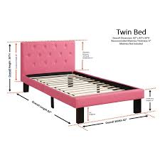 Poundex Furniture Twin Upholstered Bed