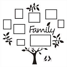 3d family tree acrylic photo