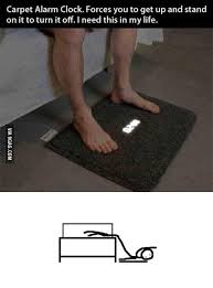 if i have this carpet alarm clock this