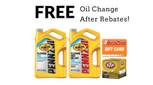 5 Quarts Of Pennzoil Full Synthetic Oil Oil Filter Free
