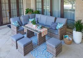 outdoor sectional furniture chair set