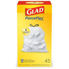 1 out of 5 stars from 25 genuine reviews on australia's largest opinion site productreview.com.au. Glad 45 Pack 13 Gallon White Plastic Kitchen Trash Bag In The Trash Bags Department At Lowes Com