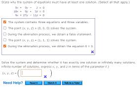 Three Equations And Three Variables