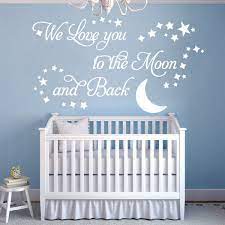 The Moon And Back Vinyl Wall Art Sticker