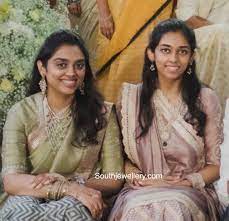 Venkatesh Daggubati's daughters in pearl long necklaces