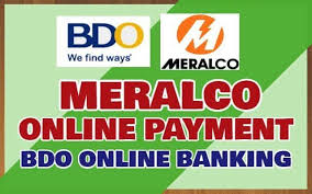 pay meralco bill via bdo banking