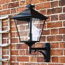 Black Simplistic Victorian Wall Lantern