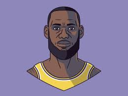 A collection of the top 56 lebron james cartoon wallpapers and backgrounds available for download for free. Lebron James 23 Lakers Designs Themes Templates And Downloadable Graphic Elements On Dribbble