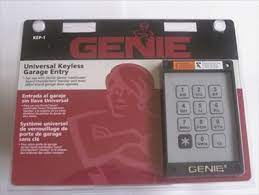genie universal wired keyless digital entry system for most garage doors