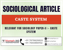 caste system triumphias