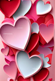 lovely valentines day background with