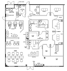 Beauty Salon Floor Plan Design Layout - 3375 Square Foot