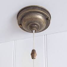 Ceiling Switch And Cover Brass