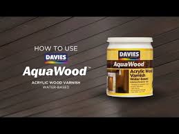 How To Use Davies Aquawood Water Based