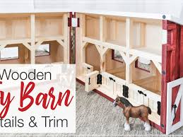 wooden toy barn build plans houseful