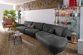 Cocoon Angled Sectional Sofa By Gamma