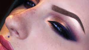 gold smokey eyes makeup tutorial