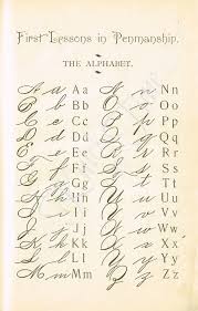 Diy Antique School Wall Chart Paper Arts Kalligrafie