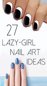 They are small stickers that can be added to a properly applied polish or nail. 27 Lazy Girl Nail Art Ideas That Are Actually Easy