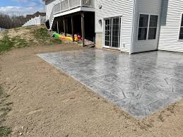 Newington Ct Stamped Concrete Patio