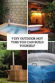 Here are the diy hot tub plans and ideas which 2. 9 Diy Outdoor Hot Tubs You Can Build Yourself Shelterness