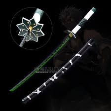 Later during the battle against upper rank 1, kokushibo, sanemi awakened his own mark that resembled a single paper origami windmill with two dots on both sides on his right cheek. Demon Slayer Sanemi Shinazugawa Wind Pillar Nichirin Sword Ebay