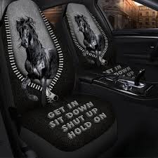 Funny Car Seat Covers Universal Fit Set